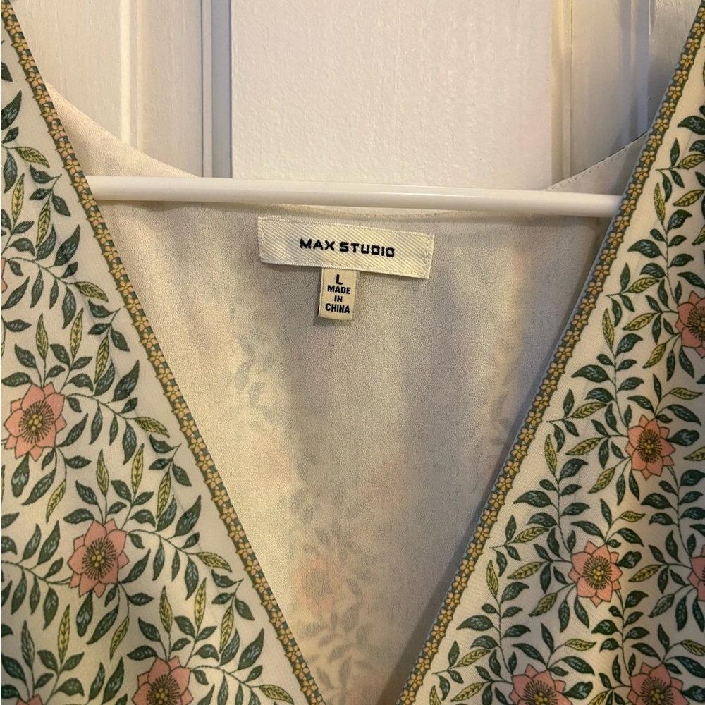 Max Studio Floral Layered Dress - Picture 3 of 6